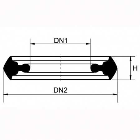 Схема Манжета для дна колодца тип 425 (для гофрированной подъёмной трубы)